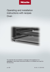 Miele H 2766 BP Operating And Installation Instructions