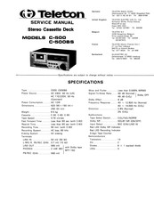 Teleton C-500 Service Manual