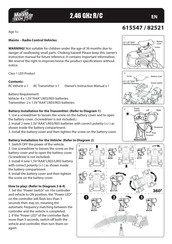 Maisto TECH R/C 82521 Quick Start Manual
