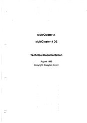 Parsytec MultiCluster-3 Technical Documentation Manual