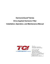 Allied Motion TCI HarmonicGuard Series Installation, Operation And Maintenance Manual