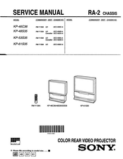 Sony KP-53S35 Service Manual