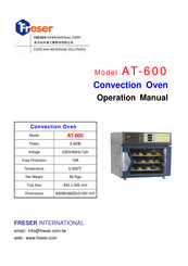 FRESER AT-600 Operation Manual