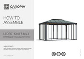 Palram CANOPIA MARTINIQUE 10x14/3x4.3 How To Assemble