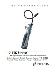 Inficon D-TEK Stratus 724-202-G1 Quick Start Manual