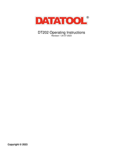 Datatool DT202 Operating Instructions Manual