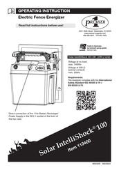 Premier 113400 Operating Instructions Manual