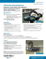 Dover OPW 790 Series Manual