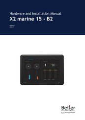 Beijer Electronics X2 marine 15 - B2 Hardware And Installation Manual