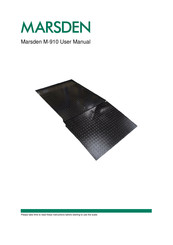 marsden M-910 User Manual
