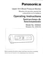 Panasonic EW254 Operating Instructions Manual