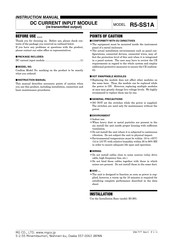Mg R5-SS1A Instruction Manual