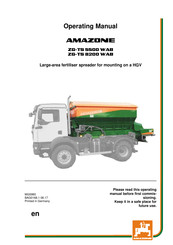 Amazone ZG-TS 5500 WAB Operating Manual
