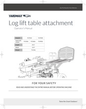 YARDMAX YUT032 Operator's Manual