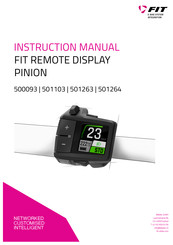FiT REMOTE DISPLAY Instruction Manual
