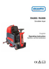 Cleanfix RA905 Operating	 Instruction