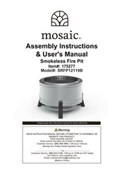 Mosaic SRFP12119B Assembly Instructions & User Manual