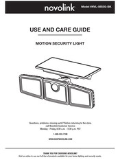 Novolink NVL-0853G-BK Use And Care Manual
