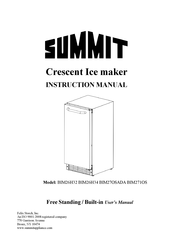 Summit BIM271OS Instruction Manual