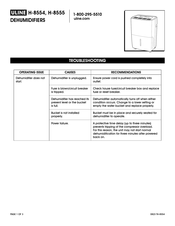 U-Line H-8555 Manual