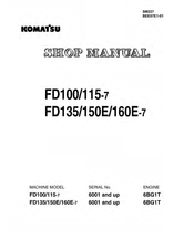 Komatsu FD100-7 Shop Manual