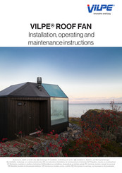 Vilpe ECo 200P/500 FLOW Installation, Operating And Maintenance Instruction
