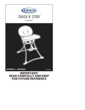 Graco SNACK N' STOW Instructions Manual