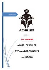 Yanmar ACHILLES A18SE Owner's Handbook Manual