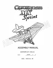 Quicksilver 99110 Assembly Manual