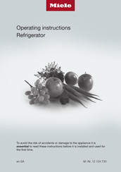 Miele KS 4783 ED Operating Instructions Manual