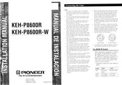 Pioneer KEH-P8600R Installation Manual