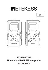 Retekess TT118 Instructions Manual