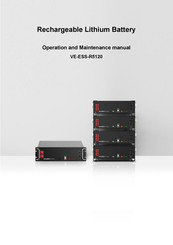 VOLTIUM ENERGY VE-ESS-R5120 Operation And Maintenance Manual