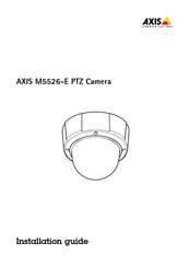 Axis M5526-E Installation Manual