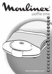 Moulinex waffle time Manual
