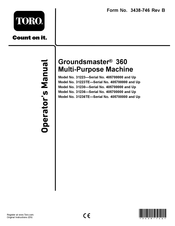 Toro Groundsmaster 31236TE Operator's Manual