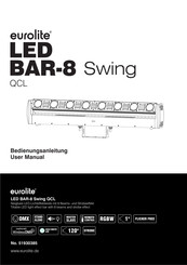 EuroLite LED BAR-8 Swing QCL User Manual