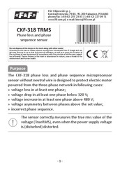 F&F CKF-318 TRMS Manual