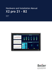 Beijer Electronics X2 pro 21-B2 Hardware And Installation Manual
