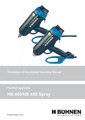Buhnen HB 450 Spray Translation Of The Original Operating Manual