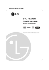 LG DV255B Owner's Manual