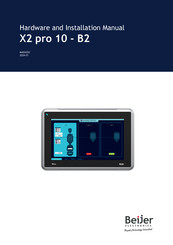 Beijer Electronics X2 pro 10-B2 Hardware And Installation Manual