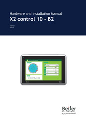 Beijer Electronics X2 control 10-B2 Hardware And Installation Manual