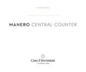 Carl F. Bucherer MANERO CENTRAL COUNTER Instructions Manual