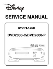Disney DVD2000-P Service Manual