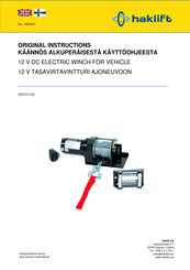 Haklift VIATV1133 Original Instructions Manual