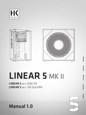 HK Audio LINEAR 5 MK II 118 Sub HPA Manual
