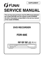 FUNAI FDR-90E Service Manual