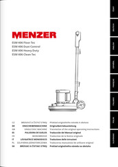 Menzer ESM 406 Dust Control Translation Of The Original Operating Instructions
