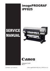 Canon iPF825 Service Manual